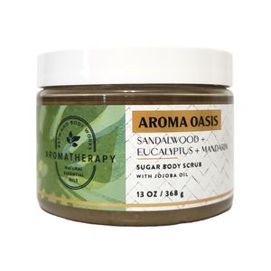 Aroma Oasis Body Scrub Sandalwood Eucalyptus Mandarin